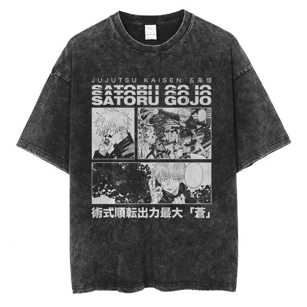 jujutsu Anime Streetwear Oversized T-Shirt