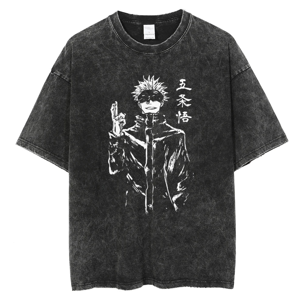 jujutsu Anime Streetwear Oversized T-Shirt