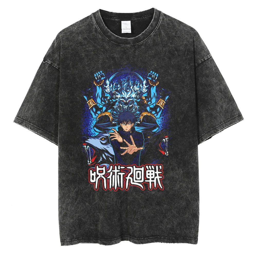 Anime jujutsu  Streetwear Vintage T-Shirt