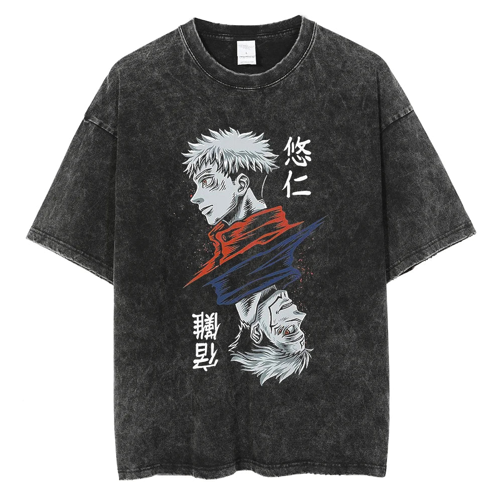 Anime jujutsu  Streetwear Vintage T-Shirt