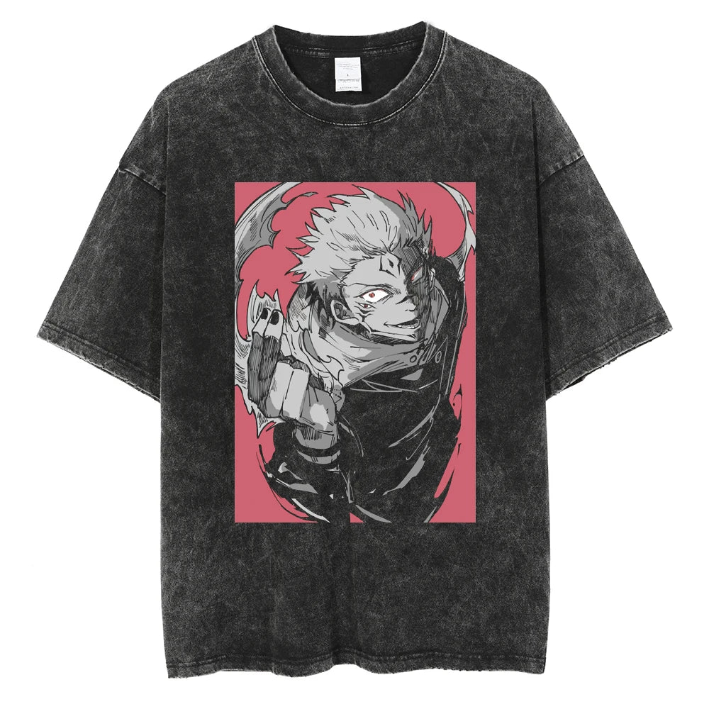 jujutsu Anime Streetwear Oversized T-Shirt