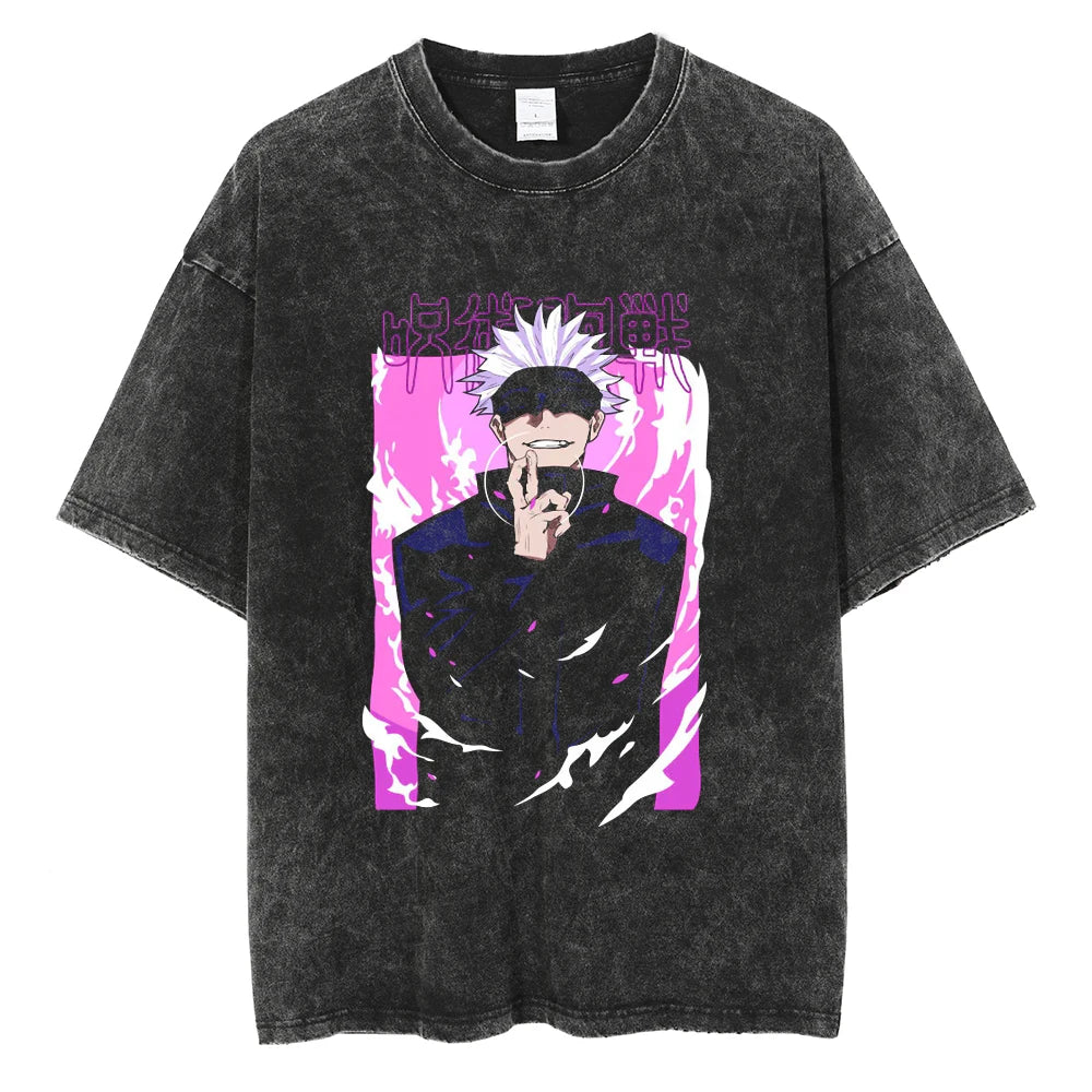 Anime jujutsu  Streetwear Vintage T-Shirt
