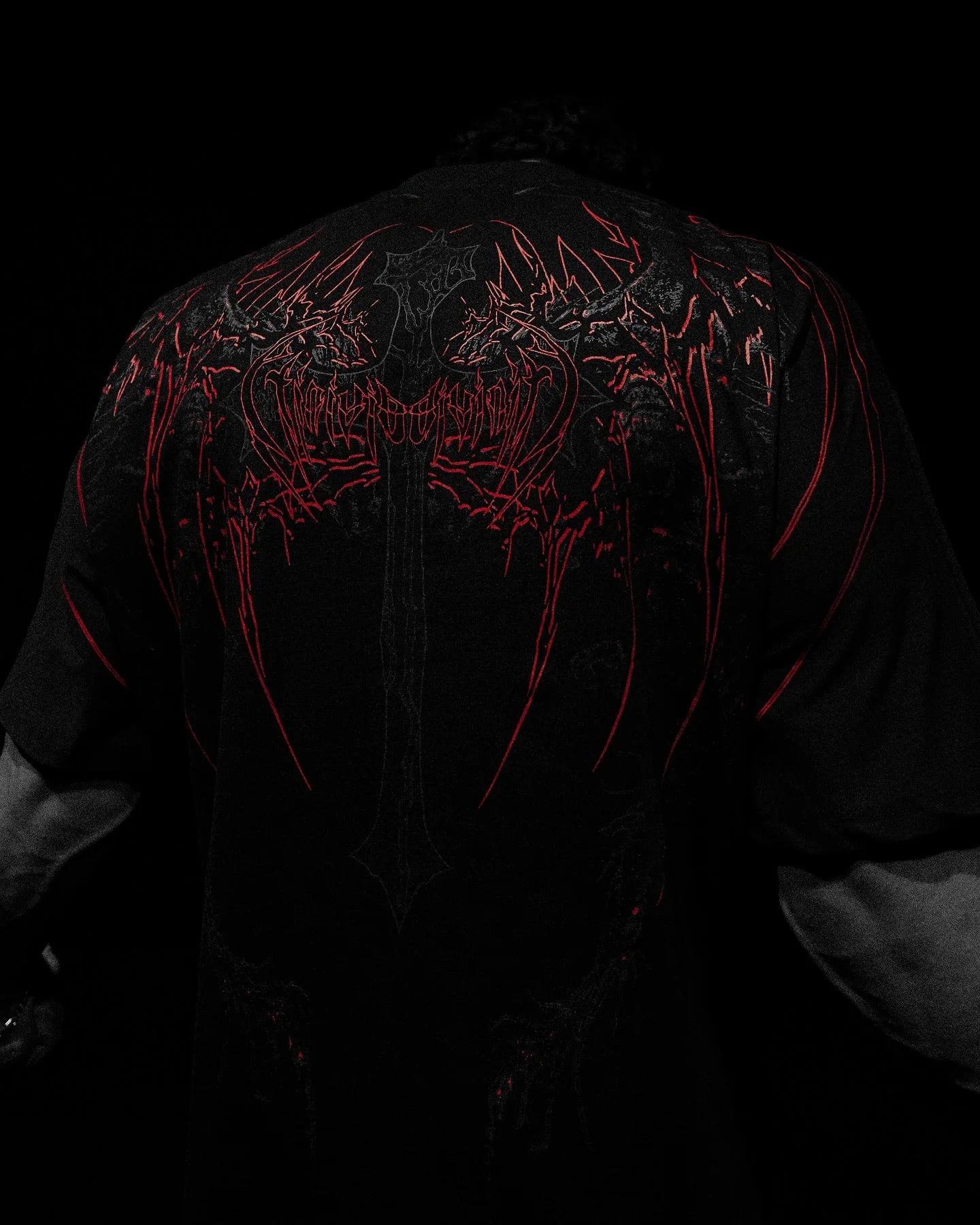 Y2K Gothic Skull Oversized T-Shirt