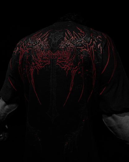 Y2K Gothic Skull Oversized T-Shirt