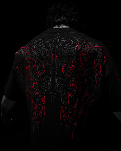 Y2K Gothic Skull Oversized T-Shirt