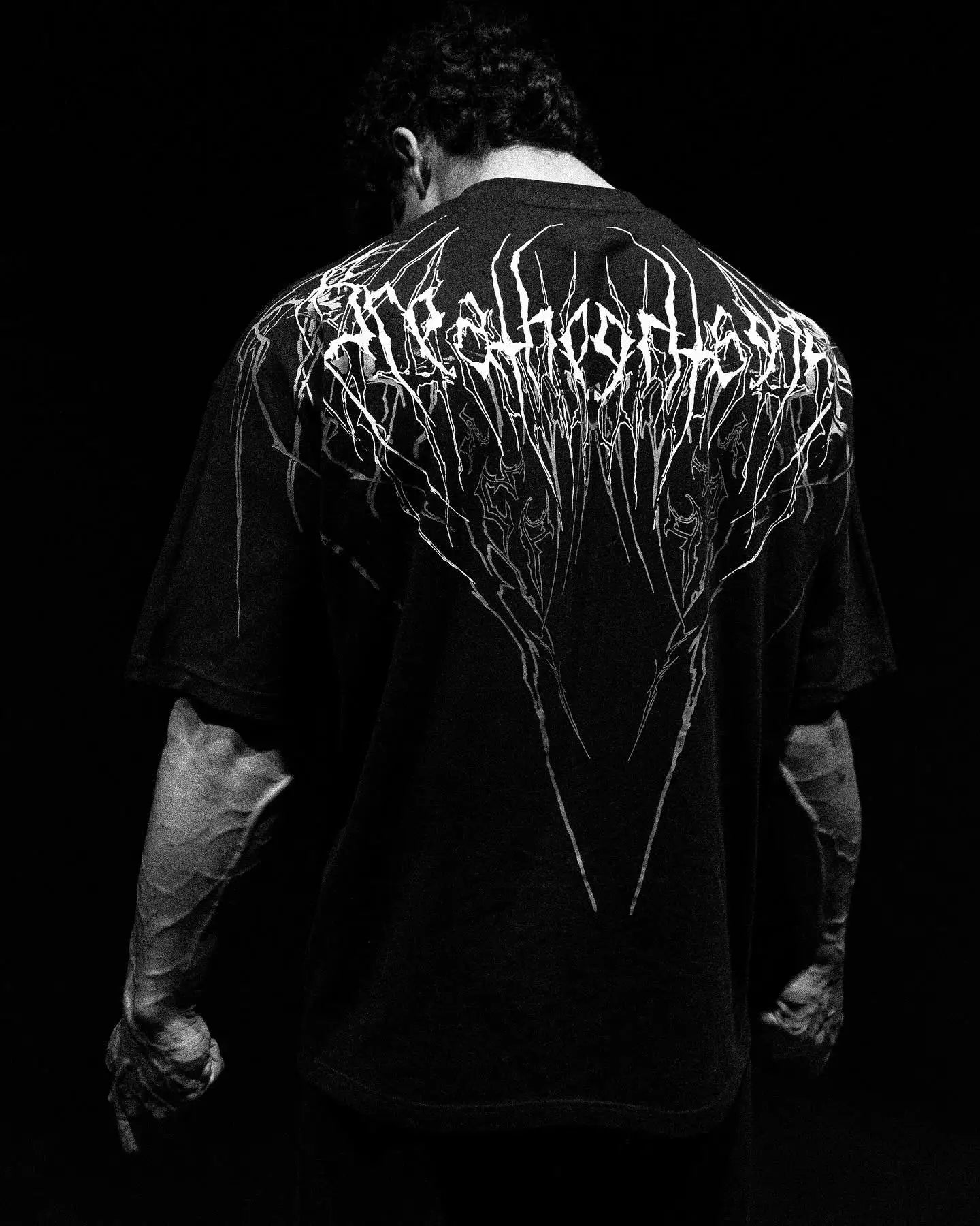 Y2K Gothic Skull Oversized T-Shirt