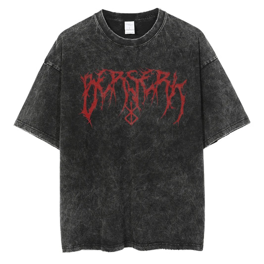 Anime Berserk Logo Graphic Printed T-Shirt
