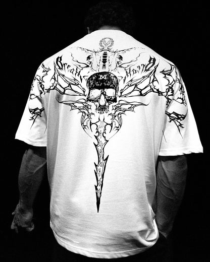 Y2K Gothic Skull Oversized T-Shirt