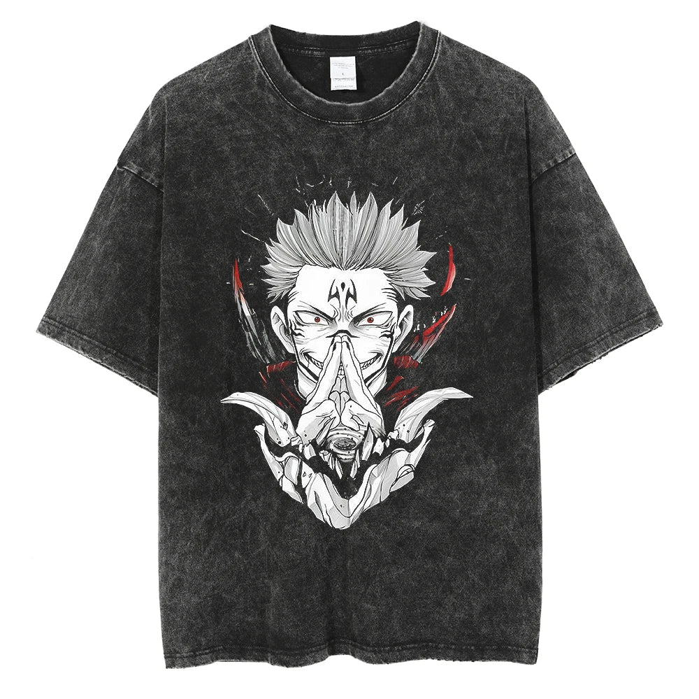 jujutsu Anime Streetwear Oversized T-Shirt