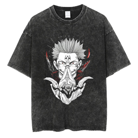 jujutsu Anime Streetwear Oversized T-Shirt