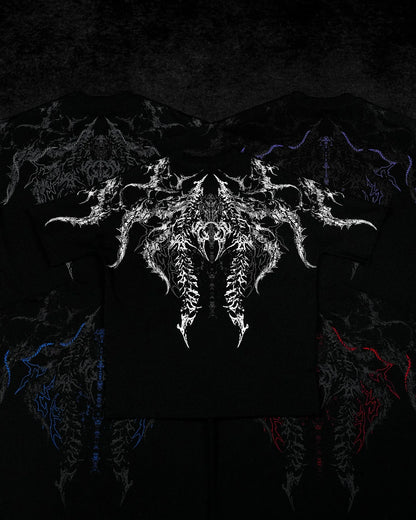 Y2K Gothic Skull Oversized T-Shirt