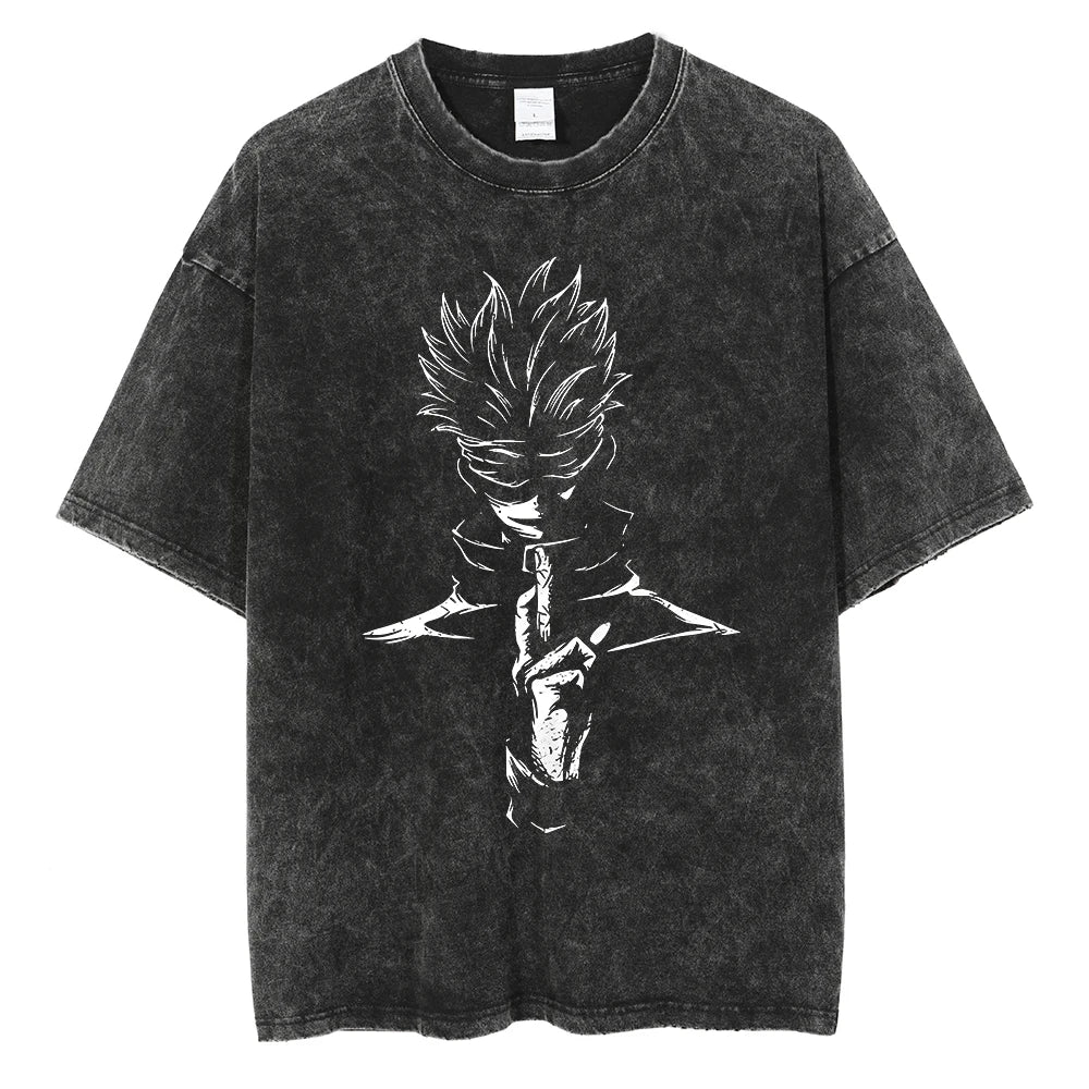 jujutsu Anime Streetwear Oversized T-Shirt