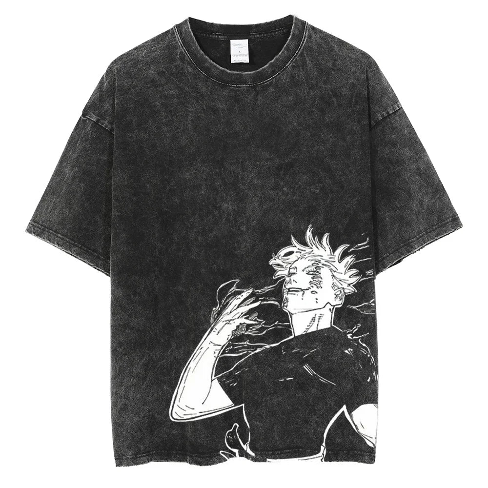 jujutsu Anime Streetwear Oversized T-Shirt