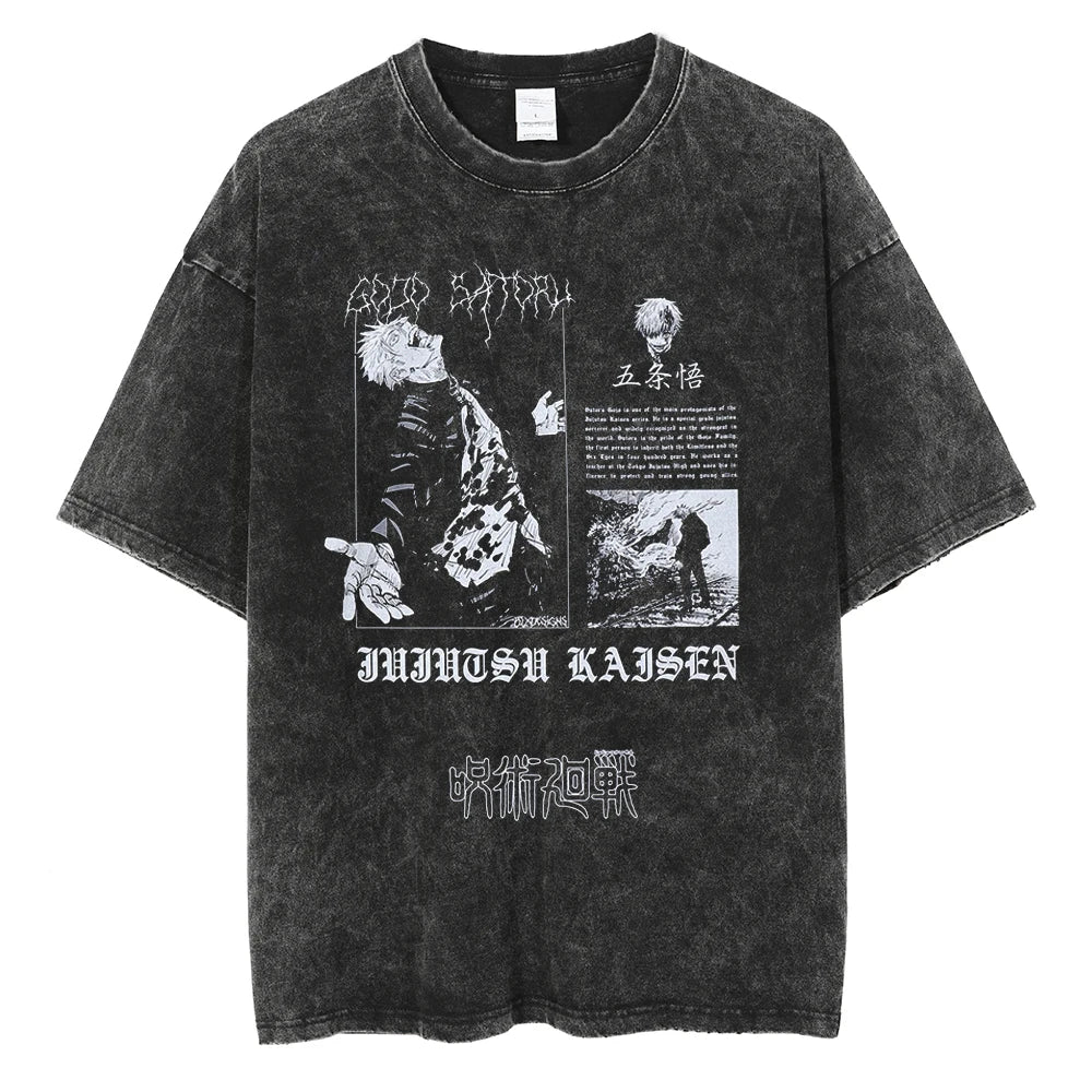 jujutsu Anime Streetwear Oversized T-Shirt