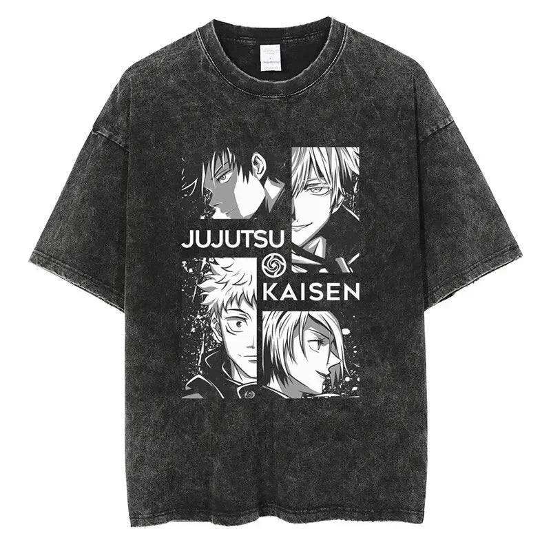jujutsu Anime Streetwear Oversized T-Shirt