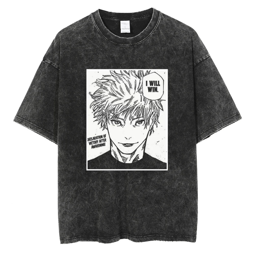 jujutsu Anime Streetwear Oversized T-Shirt