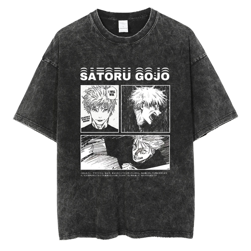 jujutsu Anime Streetwear Oversized T-Shirt