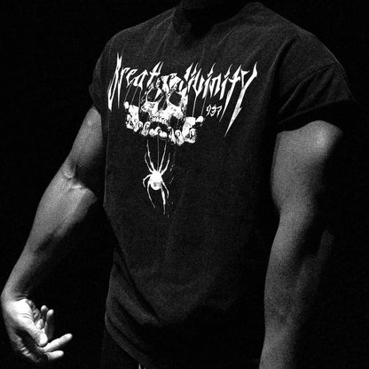 Y2K Gothic Skull Oversized T-Shirt