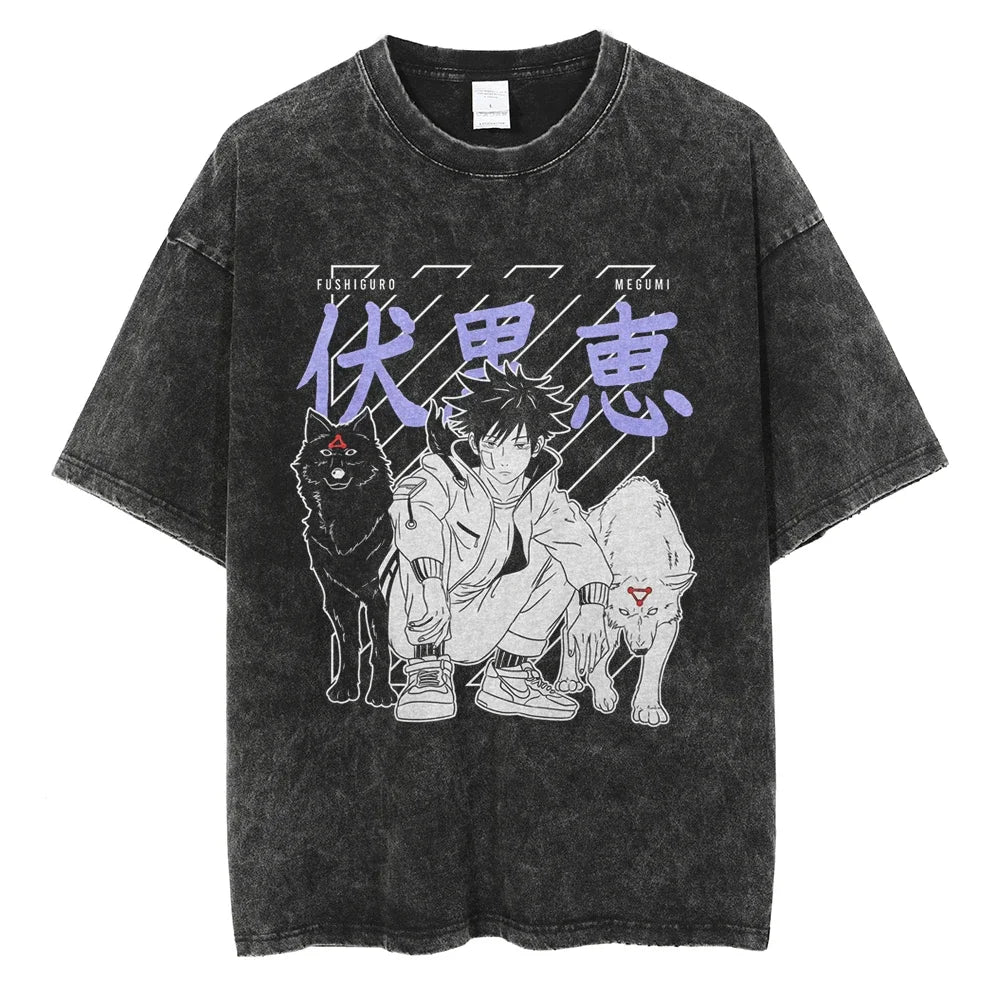 jujutsu Anime Streetwear Oversized T-Shirt