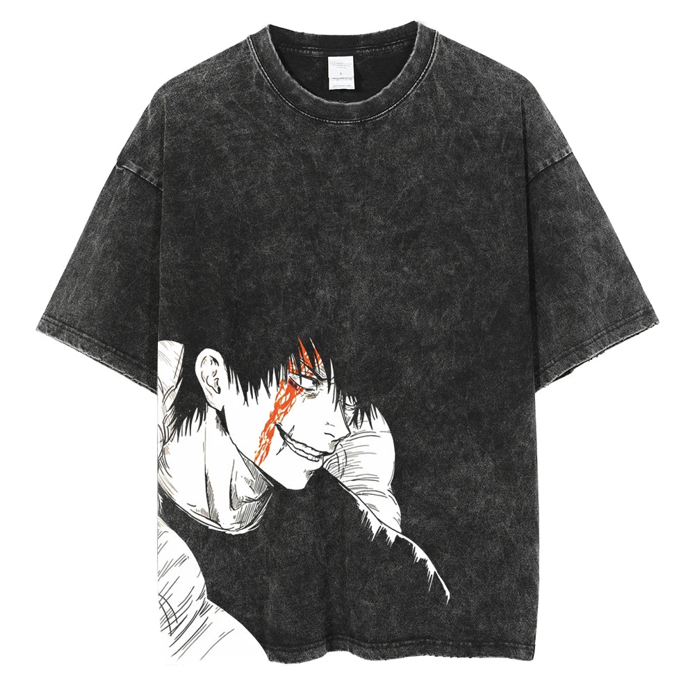 jujutsu Anime Streetwear Oversized T-Shirt