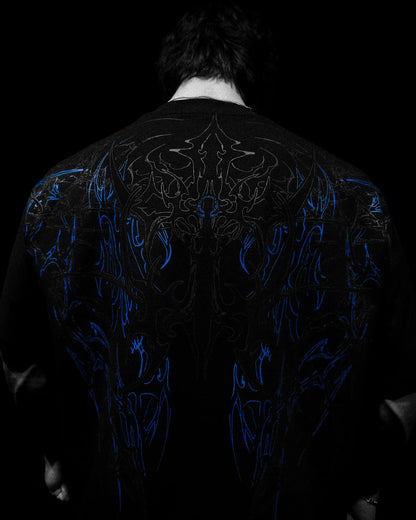 Y2K Gothic Skull Oversized T-Shirt