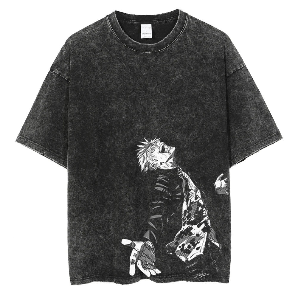 jujutsu Anime Streetwear Oversized T-Shirt