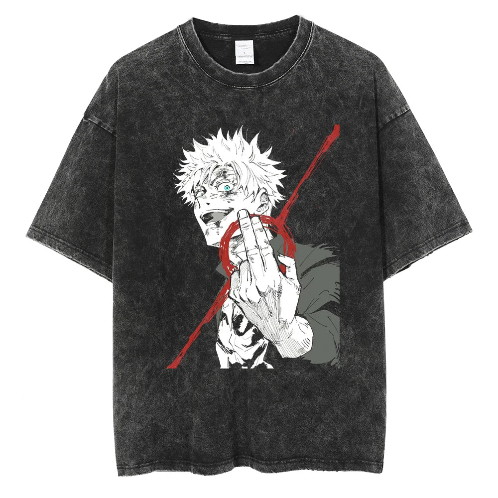 jujutsu Anime Streetwear Oversized T-Shirt