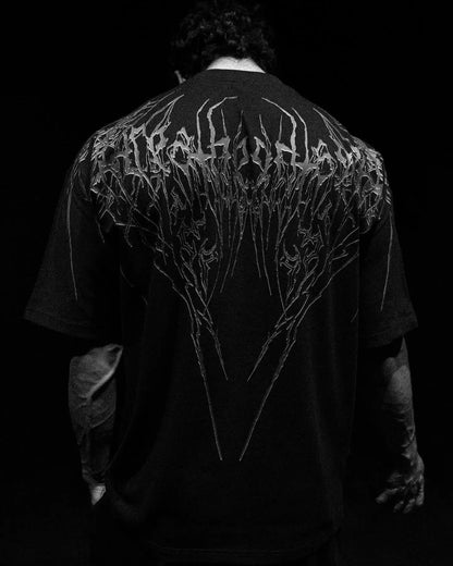 Y2K Gothic Skull Oversized T-Shirt