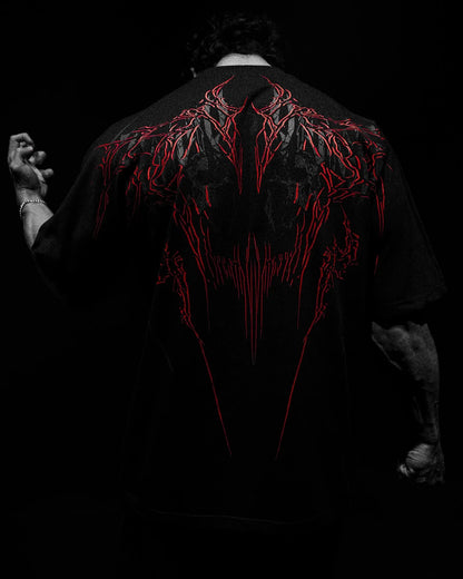 Y2K Gothic Skull Oversized T-Shirt