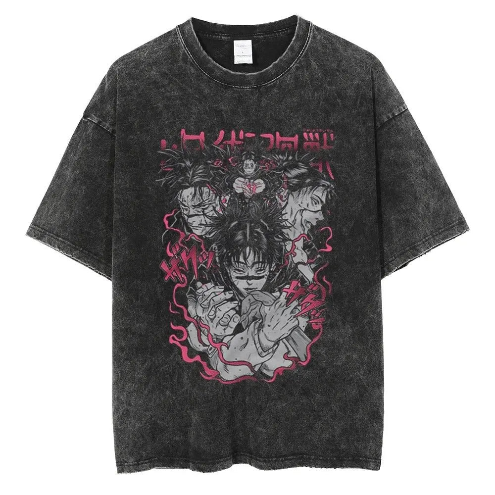 Anime jujutsu  Streetwear Vintage T-Shirt