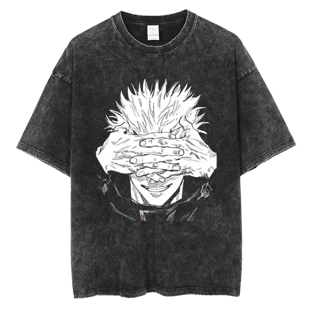 jujutsu Anime Streetwear Oversized T-Shirt