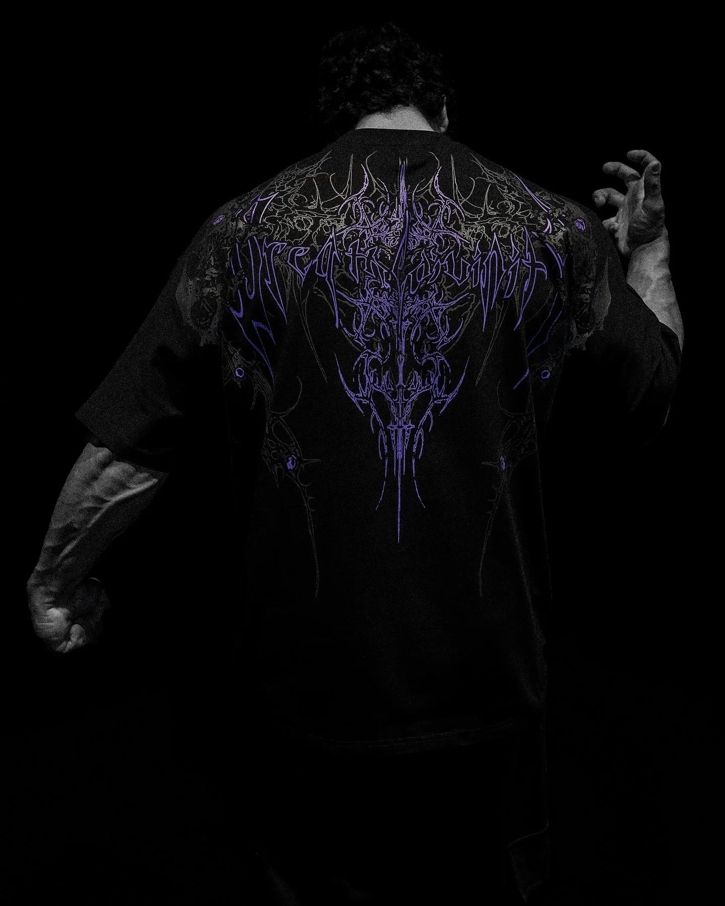 Y2K Gothic Skull Oversized T-Shirt