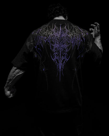 Y2K Gothic Skull Oversized T-Shirt