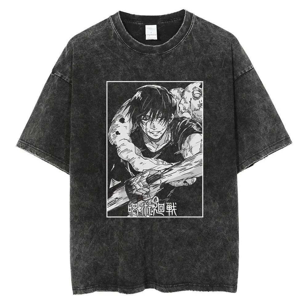 jujutsu Anime Streetwear Oversized T-Shirt