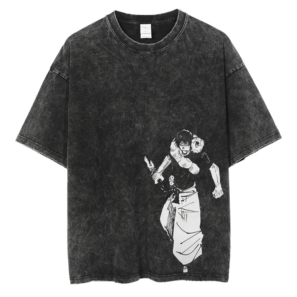 jujutsu Anime Streetwear Oversized T-Shirt