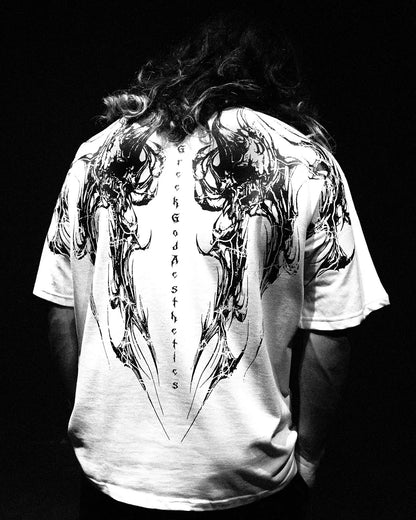 Y2K Gothic Skull Oversized T-Shirt