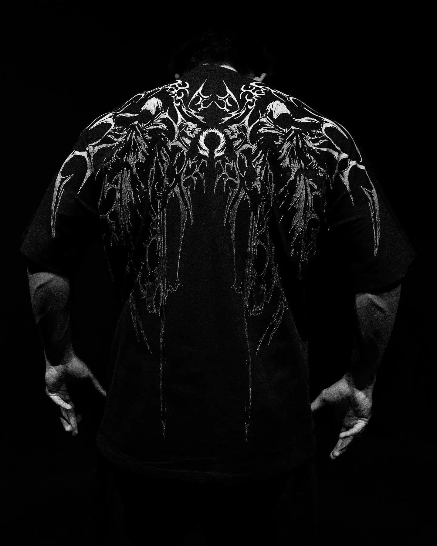 Y2K Gothic Skull Oversized T-Shirt