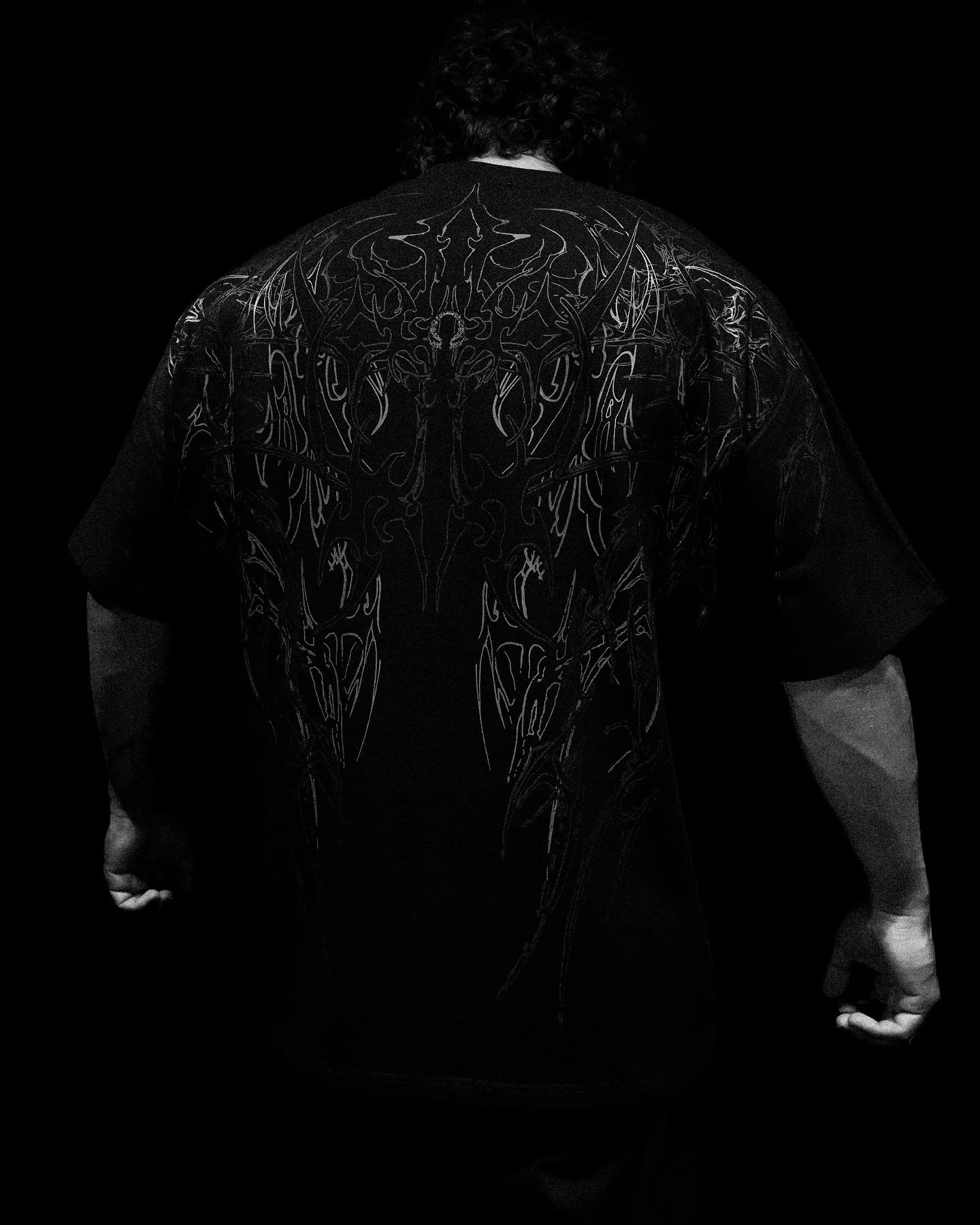 Y2K Gothic Skull Oversized T-Shirt