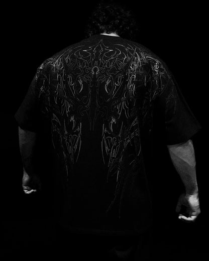 Y2K Gothic Skull Oversized T-Shirt