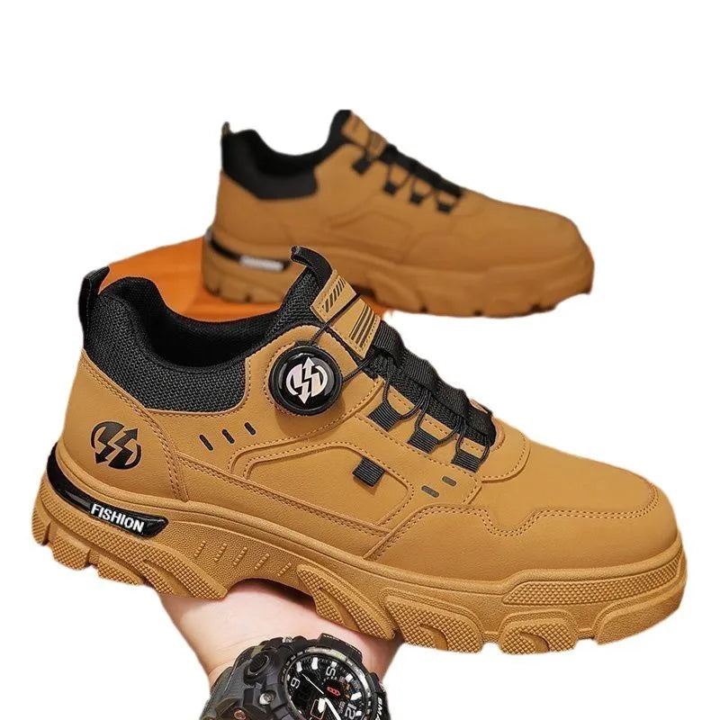 Summer Mens Casual Shoes Leather Men's Sneakers Comfortable