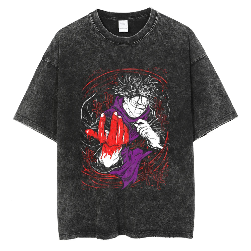 jujutsu Anime Streetwear Oversized T-Shirt