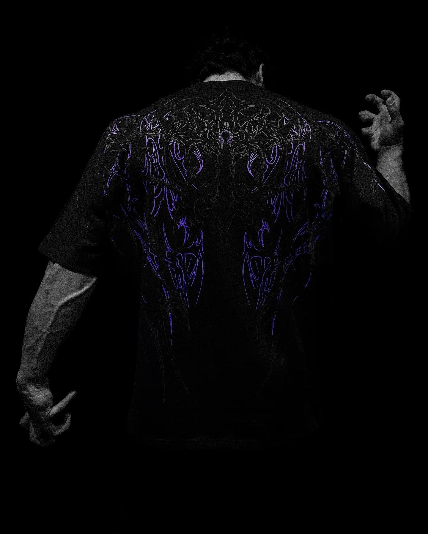 Y2K Gothic Skull Oversized T-Shirt