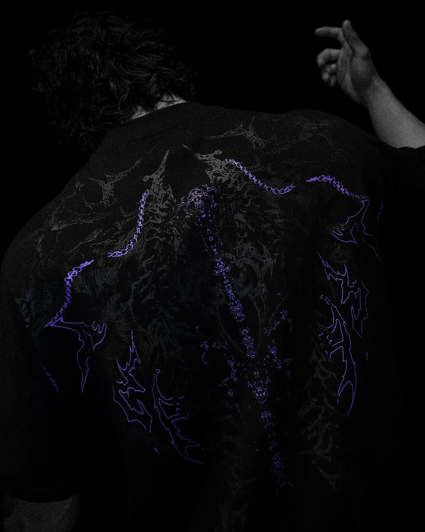 Y2K Gothic Skull Oversized T-Shirt