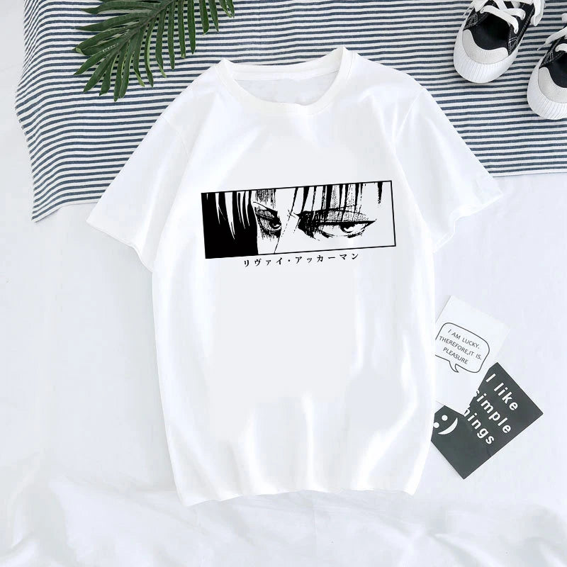 Japanese Anime T-shirt Men Attack on Titan