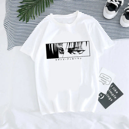 Japanese Anime T-shirt Men Attack on Titan